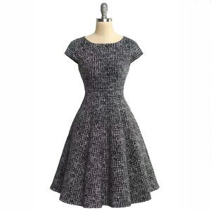 50’s style pinup fit & flair secretary Dress